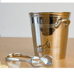 Bac à vin et refroidisseur de bouteilles de vin pour usage intérieur et extérieur, pot de fleurs, bac à boissons, forme personnalisée, pot de fleurs argenté, best-seller - Product Image 2