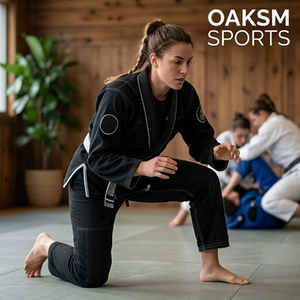 Kimono de Jiu Jitsu Brasileño de Alta Resistencia con Tejido de Perlas, Parches Bordados Personalizados, Uniforme de Artes Marciales, Todos los Colores y Tallas - Product Image 3