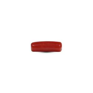 Natural Red Coral 6.1 Carat Oval Cabochon Loose Gemstone for Fine Jewelry - Product Image 3
