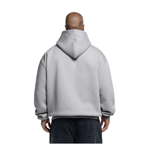 Sudadera con Capucha y Cierre para Hombre, Color Gris, Felpa de Algodón, Corte Regular, Estilo Otoñal - Product Image 2