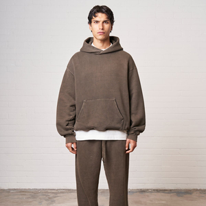 Sudadera con Capucha Oversize para Hombre, Estilo Urbano, 400GSM, Corte Holgado, con Logotipo Personalizado, Proveedor al por Mayor, Calidad Premium - Product Image 3