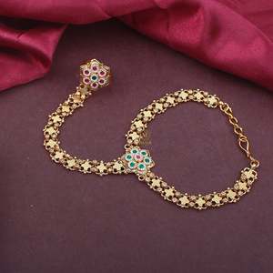 Sajni Antique Designer Hathphool-Cultural Collectible Jewelry - Product Image 1