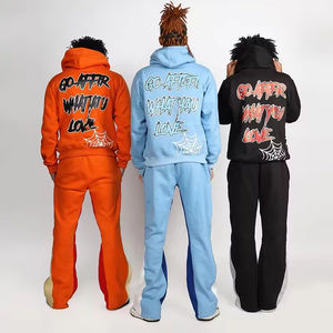 Survêtements de sport personnalisés pas chers pour hommes, survêtement de jogging, vêtements de sport 100% coton, survêtement pour hommes, vêtements d'entraînement pour la course à pied - Product Image 2