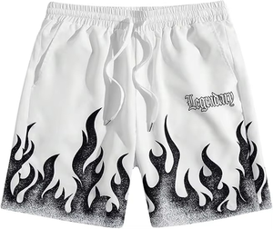 Shorts cargo décontractés respirants en viscose 100% avec logo personnalisé OEM, taille haute élastique pour hommes et femmes - Product Image 5