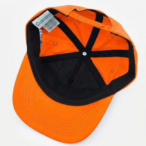 Casquette Snapback Unisexe d'Extérieur en Tissu Nylon à 5 Panneaux avec Visière Plate et Logo de Football Brodé Personnalisé – Vente en Gros - Product Image 2
