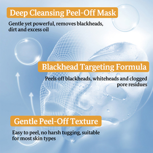 Mestin Kurkuma Saffraan Peel-Off Mask Instant <span class=keywords><strong>Glow</strong></span> Verhelderende Mee-eter Verwijderaar Acne Behandeling Gezichtsmasker Private Label - Product Image 5