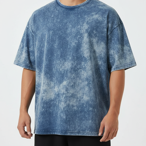 T-shirt vintage délavé pour homme - Style rétro années 90 - Coton délavé minéral - Finition douce et délavée - Classique au quotidien 2026 - Product Image 3