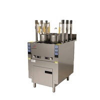 Cuiseur à pâtes et nouilles électrique à induction de 12 kW pour usine, avec 6 paniers, certifié CE, équipement de restauration