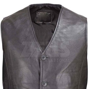 Chaleco de Cuero para Hombre a Precio Razonable, Talla Adulto, Buena Calidad, 100% Cuero, Chaleco de Moda - Product Image 4