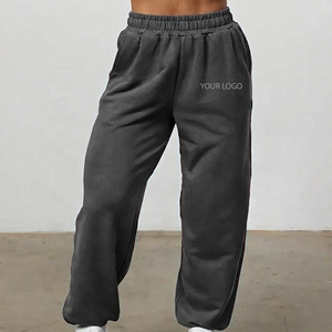 Wholesale Price Winter Casual Wear Athletic Regular Fit Straight Women Cargo Joggers 100% Cotton <b>Lace</b> - Product Image 4