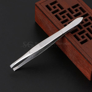 Pince à épiler en acier inoxydable à prise facile avec pointe de précision pour un façonnage détaillé des sourcils, écologique et réutilisable pour l'épilation - Product Image 4