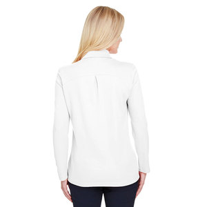 Chemises de golf pour femmes, personnalisées, OEM, écologiques, respirantes, à séchage rapide, polyester/coton 220g, vente en gros, uniformes sportifs blancs - Product Image 2