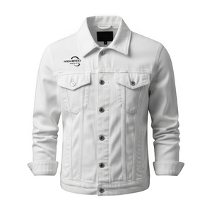 Veste en jean délavé pour homme, style décontracté, personnalisation de marque, marque privée, vente en gros, fournisseur d'usine de vêtements - Product Image 5
