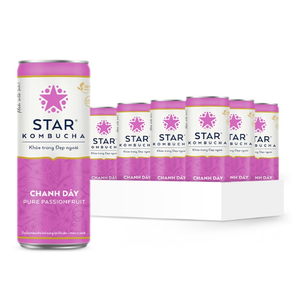 Zumo de frutas y verduras al por mayor Star Kombucha Pure Passion Fruit 250ml y refrescos de Vietnam - Product Image 1