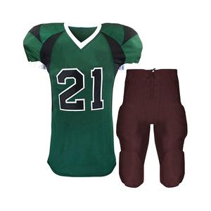Uniforme de Fútbol Americano Sublimado Personalizado – Conjunto de Jersey y Pantalones en Degradado Amarillo y Gris, Ropa Deportiva para Equipos OEM ODM - Product Image 5