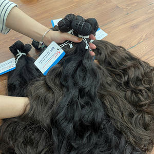 Oferta Relámpago: Extensiones de Cabello Ondulado, Mechones con Trama a Máquina, Cabello Virgen Vietnamita, Se Puede Decolorar a Cualquier Color - Product Image 6