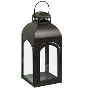 Lanternes à bougies en métal personnalisées pour la décoration intérieure et extérieure, lanternes à bougies en métal de style farmhouse, lanternes à bougies en métal à poser au sol et suspendues - Product Image 1