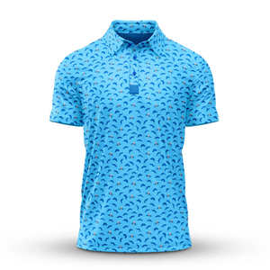 Camisetas Polo de Golf OEM 2026 con Estampado Personalizado, Tejido Transpirable, Sensación Suave, Poliéster y Spandex, Logotipo Bordado Personalizado, Secado Rápido, Corte Ajustado - Product Image 1