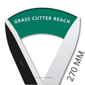 Sécateur manuel de jardin haute qualité 53 cm, lame en acier allié, ciseaux de taille-haie, poignée en plastique durable pour la coupe des branches de pelouse - Product Image 4