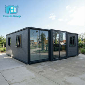 בית נייד מודרני טרומי 20-40 רגל, ניתן להרחבה, מבוסס מכולה, עם אפשרות הוספת כנפיים/טרסה לשימוש כוילה, בית ספר או קניון, קל להרכבה. - Product Image 2