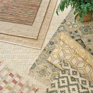 Dreamcraft Boho พรมขนสัตว์/ปอกระเจาทำจากธรรมชาติสไตล์บ้านไร่ของเวียดนาม - Product Image 2