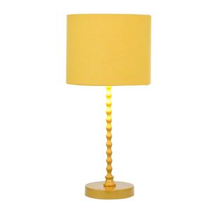 Lampada da tavolo moderna classica in oro ocra 110-120V per soggiorno camera da letto e studio facile montaggio decorativo Sereno da scrivania in vendita - Product Image 5