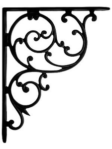 Unicorn Handicrafts Heavy Duty L Shaped Cast Iron Vintage Style Decorative <b>Shelf</b> Bracket Customized Size Wall Hanging Metal Coat - Product Image 2