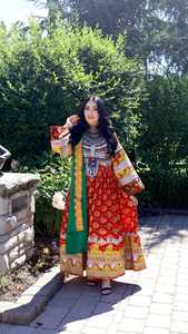 Vestido Afgano Kuchi de Diseño Vintage, Hecho a Mano, Tradicional, Tribal, Bordado, para Mujer, Vestido Afgano Kuchi para Festivales, Cultura Pashtun - Product Image 5