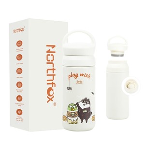 18/8 thép không gỉ chân không cách nhiệt Tumbler với rơm nắp chai nước <span class=keywords><strong>Flask</strong></span> - Product Image 1