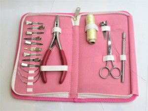 Premium Hair Extension Crimping Pliers Micro Link Removal Tools Pulling Threader Hook Inserter Braid Aid Ring <b>Rat</b> Thread - Product Image 1
