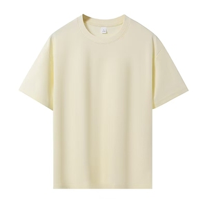 T-shirt décontracté pour homme en coton biologique 100% mercerisé à l'ammoniaque liquide de haute qualité, col rond, personnalisable - Product Image 6