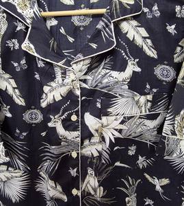 Conjunto de Pijama Elegante de Verano para Mujer, Estilo Selva Tropical, Máxima Comodidad, Dos Piezas, Manga Corta - Product Image 2