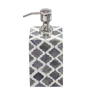 Juego de baño de alta calidad con incrustaciones de hueso, de 4 piezas, para hotel, con dispensador de jabón, soporte para cepillos de dientes y personalización de productos de baño. - Product Image 6