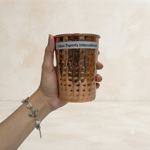 Vaso de Agua de Cobre de Diseño (Cobre puro certificado) - Product Image 1