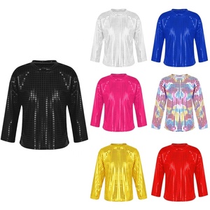 100-170 Venta al por mayor de ropa de baile para niños Fabricante Niños Niñas Práctica Traje de baile de escenario Ropa de actuación - Product Image 2