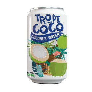 Eau de noix de coco aromatisée biologique multi-fruits exportation haute qualité bon prix NFC 330mL aluminium peut certifications OEM privé - Product Image 4