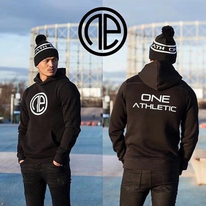 เสื้อฮู้ดดี้กันน้ำสำหรับผู้ชาย ทรงปกติ ซิปหน้า ผ้าฝ้าย 100% พิมพ์ลาย ปักโลโก้ตามแบบที่ต้องการ - Product Image 3