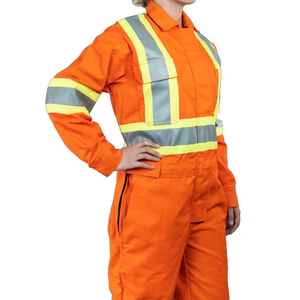 Ropa de Trabajo Resistente para Uso Diario, Diseñada para Trabajos Activos, con Ajuste Relajado, Reflectante, de Algodón, de Larga Duración, Uniforme Industrial - Product Image 1