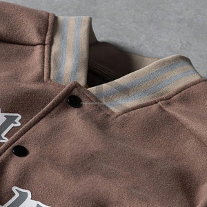 Trendy Streetwear Styles Wholesale Red Black Sport Baseball Polyester Sleeves Custom <b>Waterproof</b> Breathable <b>Jackets</b> <b>Jackets</b> <b>Men</b> - Product Image 5