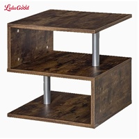 Table basse en bois minimaliste moderne avec meuble de rangement compact, pour bureau et salon, tabouret tendance