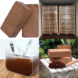 Premium Eco-Friendly Biodegradable <b>Coconut</b> Coir 5kg Block Growing Medium Soil <b>Conditioner</b> for Farming Seeds & Garden Plants - Product Image 5