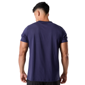 Camiseta Deportiva de Manga Corta para Hombre, Corte Ajustado, para Gimnasio, Entrenamiento, Rendimiento, Elástica, Fitness, OEM, al por Mayor - Product Image 2