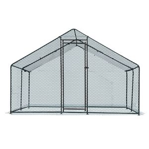 Pollaio Grande in Metallo 13 x 10 piedi con Copertura Impermeabile, Gabbia per Polli e Volatili, Recinto per Galline, Conigli, Gatti, Cani e Allevamenti - Product Image 2