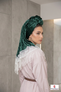 Custom <b>Printed</b> Square Scarf With Tassel Soft Lightweight Fabric Women Headscarf Fashion <b>Accessory</b> OEM Manufacturer Supply - Product Image 5