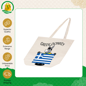 Sacs de courses en toile imprimés écologiques avec poignée intégrée, design élégant et motif de logo personnalisé, pour un usage quotidien - Product Image 3
