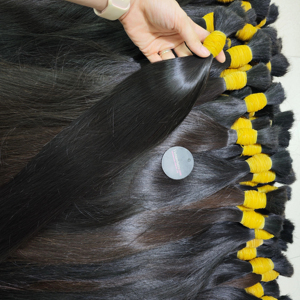 Extensiones de Cabello Vietnamita 100% de Lujo, Finas, Sin Químicos, Largas y Lisas, Rubio Claro, Cutícula Completa 2026 - Product Image 4