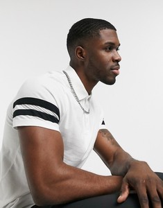 Chemise pour homme à manches courtes blanche unie décontractée en tricot extensible/polyester, lavable en machine, coupe classique - Product Image 2