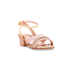 รองเท้าแตะส้นสูงเด็กผู้หญิงลายลูกพีช KD9615แฟนซี - Product Image 2