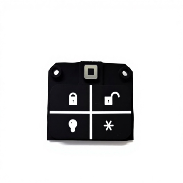 Customized Silicone Rubber Remote Panel Keypad Push Button Press Pad With Laser Etching