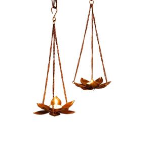 Luxury Gold Metal Ginkgo Leaf <b>Wall</b> <b>Sconce</b> Hanging Tealight Candle Holder Set of 2 for Modern Home Wedding Party <b>Wall</b> Decoration - Product Image 6